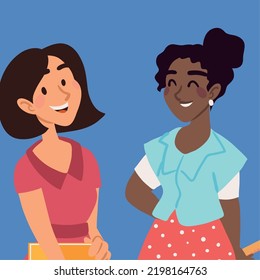 dos maestras, vectorial
