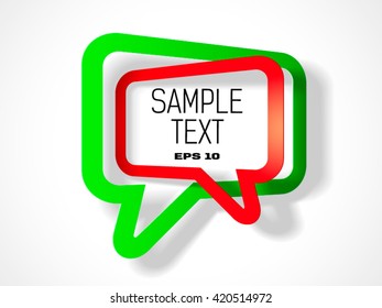 two text frame with shadow 