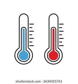 Dois termômetros com temperaturas diferentes