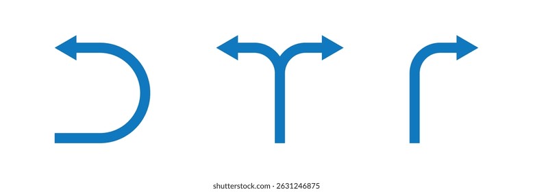 Two and three way arrows set