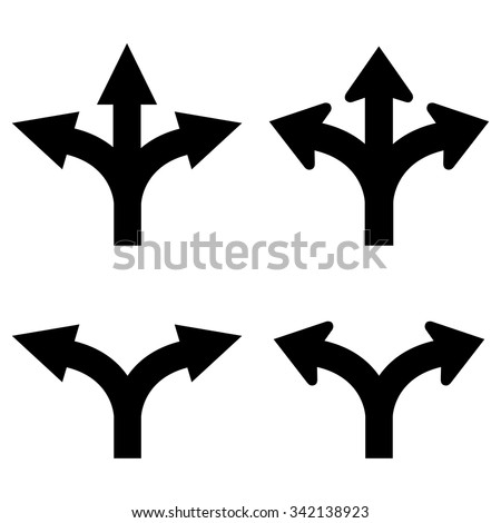 Two and three way arrows set