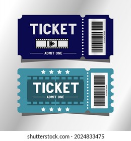 Zwei-Ticket-Kinodesign