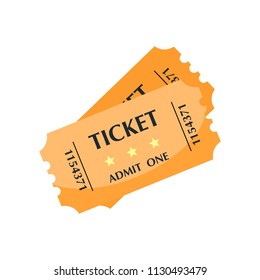 Two tickets. Vector