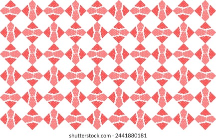 Two tone abstract pink diamond checkerboard double layer repeat pattern, replete image, design for fabric printing