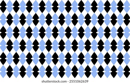 two tone black blue diamond, arrow, repeat checkerboard racing pattern, replete image design for fabric printing