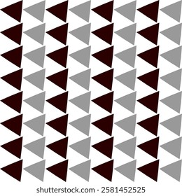 Two tone black and gray vertical seamless triangle pattern with triangles, seamless abstract geometric pattern repeat style. replete image design for fabric printing, diamond pattern