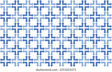 two tone Blue background, Diagonal grid Tile. Diagonal Chess Blue White Tile. rectangle diamond block on white background seamless repeat pattern, replete design for fabric printing, square arrow