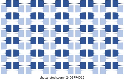 two tone blue block vertical strip on white background repeat seamless pattern, blue background replete image design for fabric printing or wallpaper or backdrop