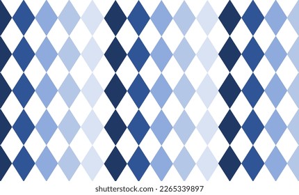 two tone blue diamond checkerboard repeat pattern, replete image, design for fabric printing