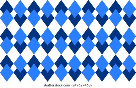 two tone blue diamond checkerboard repeat pattern, replete image, design for fabric printing