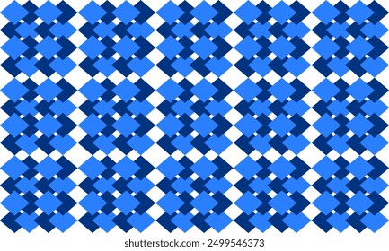 two tone blue diamond checkerboard repeat pattern, replete image, design for fabric printing