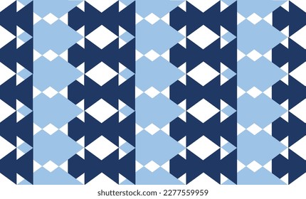 two tone blue diamond repeat pattern, replete image design for fabric printing