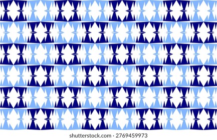 two tone blue diamond repeat checkerboard block pattern, replete image design for fabric printing