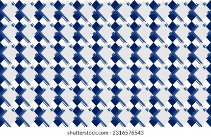 two tone blue and gray diamond checkerboard repeat pattern, replete image, design for fabric printing
