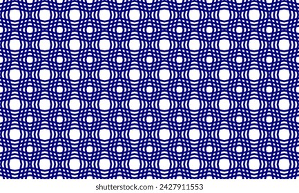 two tone blue grid diamond on white, zigzag grid pattern design for T-shirt print or wallpaper or backdrop fancy
