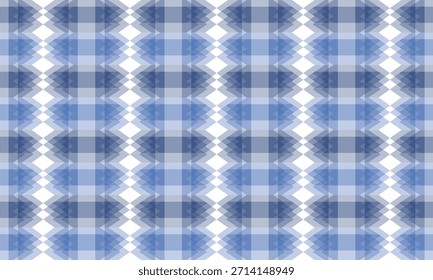 two tone blue strip geometric, seamless geometric pattern, seamless geometric pattern with blue overlap diamond strip horizontal row repeat pattern, replete image, design for fabric printing,