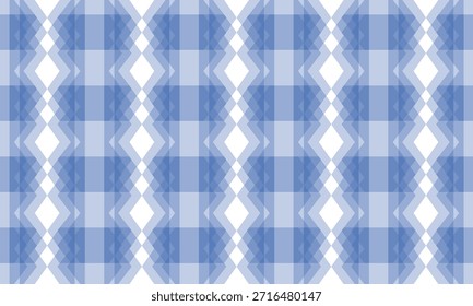 duas tonalidades de azul tira geométrica, padrão geométrico sem costura, padrão geométrico sem costura com azul sobreposição de diamante tira padrão de repetição de grade, imagem completa, design para impressão de tecido,