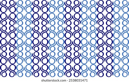zweifarbig, blaue Welle Hintergrund Illustration Vektorbild, Kurve vertikale Spalte Linie Streifen Chinesisch Thai traditionellen Stoff Muster, Blase Kapsel, blaue Linie