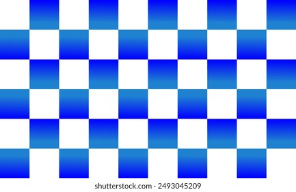 Two tone blue and white Checkerboard repeat pattern, replete image, design for fabric design printing patter