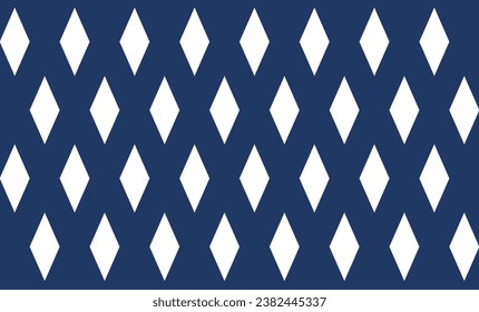 two tone blue and white diamond repeat chessboard pattern, replete image design for fabric printing, white diamond on blue background, t-shirt paint screening, Oktoberfest 