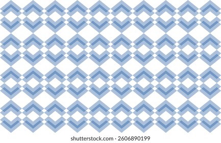 two tone blue and white diamond rhombus pattern, repeat seamless pattern design on fabric print, checkerboard