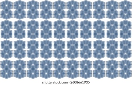 two tone blue and white diamond rhombus pattern, repeat seamless pattern design on fabric print, checkerboard