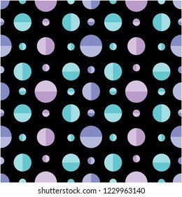 Two tone color circle pattern vector