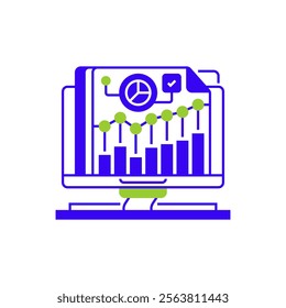 Two Tone Color Icon. linear style sign for mobile concept and web design. Outline vector icon.