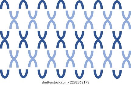 Dos tonos Curva patrón de repetición sin problemas, diseño de imagen completo para impresión de tejido 