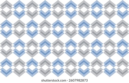 two tone gray and blue diamond rhombus pattern, repeat seamless pattern design on fabric print, checkerboard