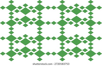 dois tons verde diamante repetir padrão de tira horizontal, design de imagem completa para impressão de tecido, padrão de cultura