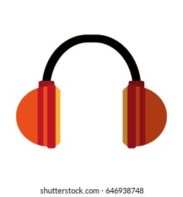 two tone headphones icon image 