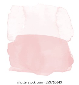 Two Tone Light Pink Watercolor Background