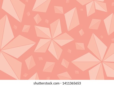 two tone pink flower vector background