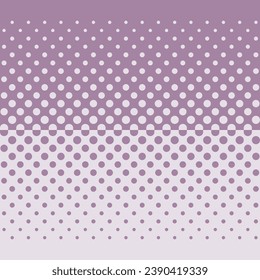 Two tone polka dot background. Seamless color halftone pattern. Classic geometric shape suitable for backdrop, template, wallpaper, warpping paper, manga, comic, cartoon, landing page, cloths, print.