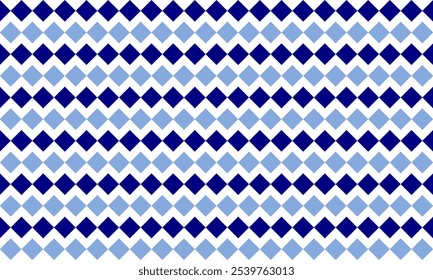 two tone, seamless geometric pattern with two tone blue diamond horizontal strip pattern repeat and seamless style replete image design for fabric printing or vintage theme wallpaper 80's year style