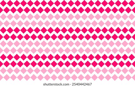 dois tons, padrão geométrico sem emenda com dois tons de diamante rosa horizontal tira padrão repetição e estilo sem emenda replete imagem design para impressão de tecido ou vintage tema papel de parede 80's ano estilo