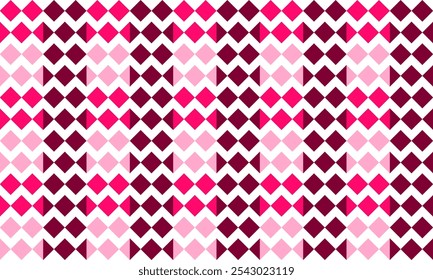 two tone, seamless geometric pattern with two tone pink diamond horizontal strip pattern repeat and seamless style replete image design for fabric printing or vintage theme wallpaper 80's year style