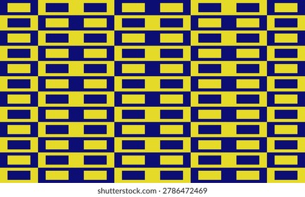two tone, seamless geometric pattern with two tone yellow and blue block horizontal strip grid pattern repeat and seamless style replete image design for fabric printing or vintage theme wallpaper 80's year styleblack