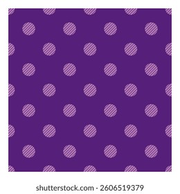 Two tones editable polka dot seamless pattern vector