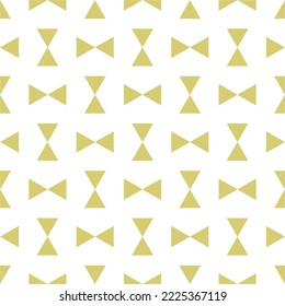 Two Triangle Yellow Isolated Seamless Pattern