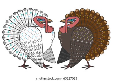 Two Turkeys