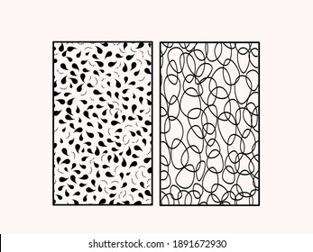 two types of black and white abstract background