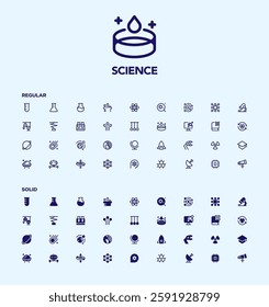 Two types of simple icons