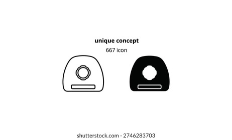 Two unique compact electronic device designs with circular and rectangular shapes