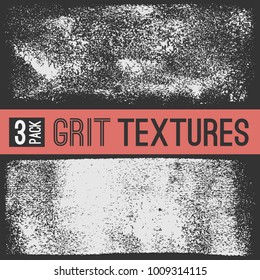 Two unique grunge, grit, dirty textures. Abstract sloppy overlays, backgrounds, graphic elements for your design.