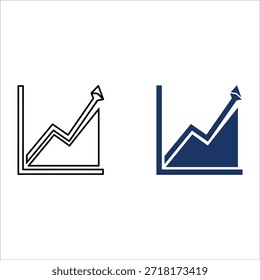 Dos gráficos de líneas de tendencia ascendente con diferentes estilos