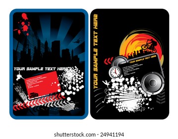 Two urban vectors composition