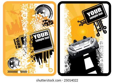 Two urban vectors composition