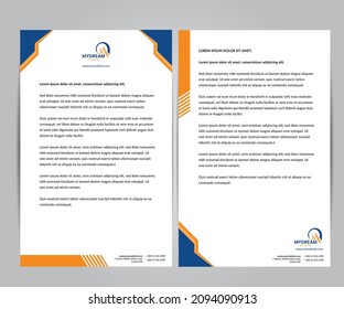 Two variation of Letterheads for marketing agency